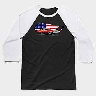 Chevelle USA Print Baseball T-Shirt